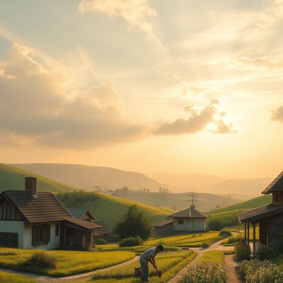 Dream : Working in a village in a dream