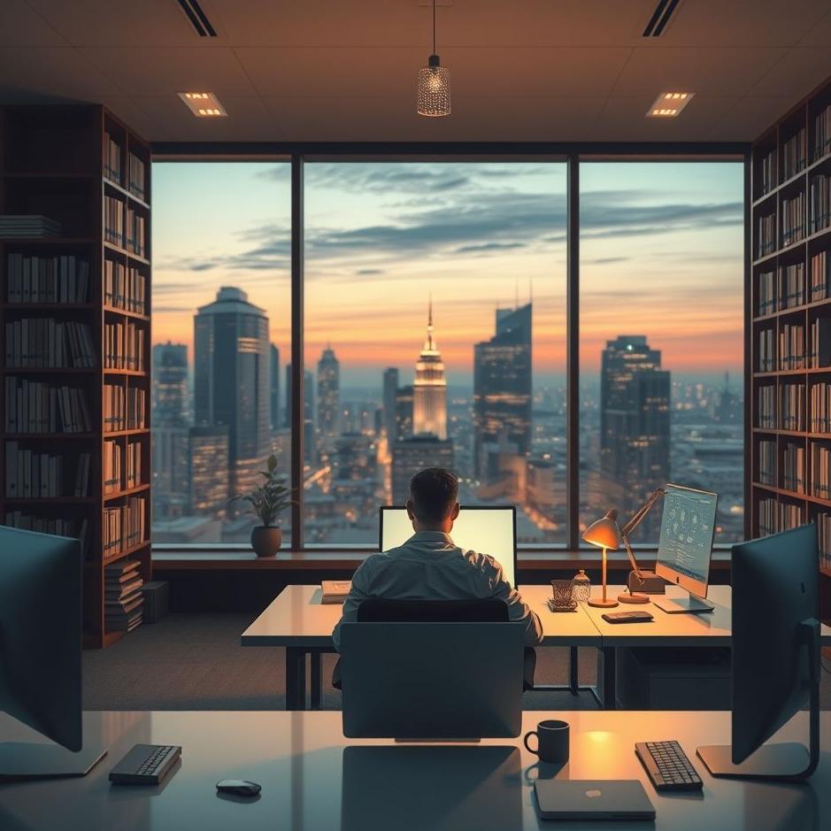 Dream : Working in a workplace in a dream