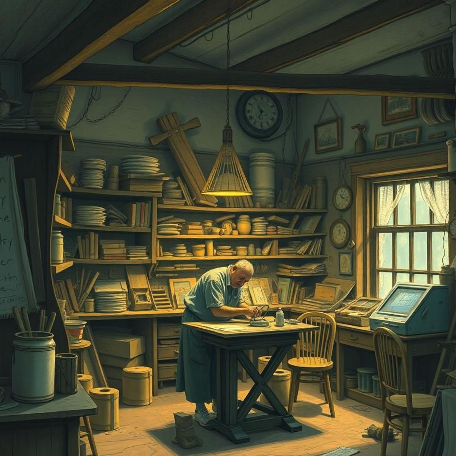 Dream Dictionary : Working in an old shop in a dream