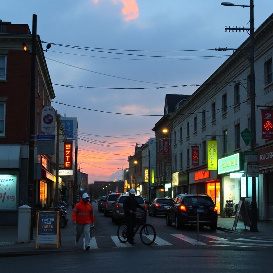 Dream : Working on the street in a dream