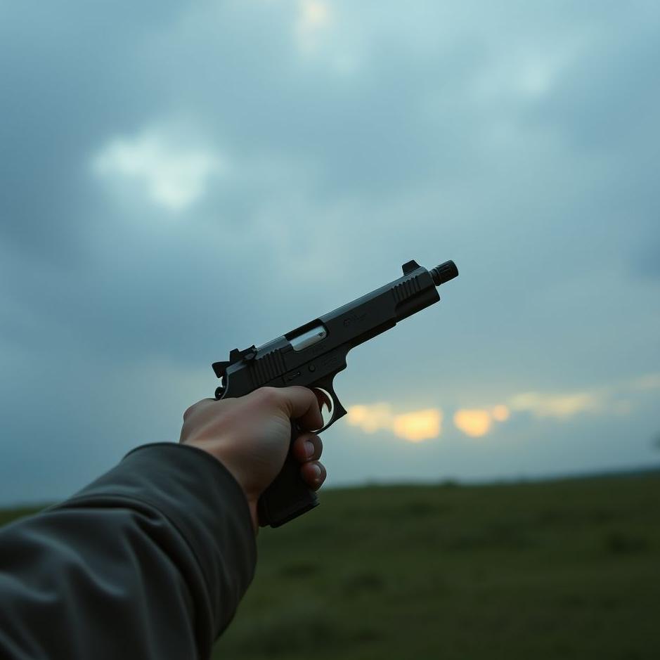 Dream : Working with a gun in a dream