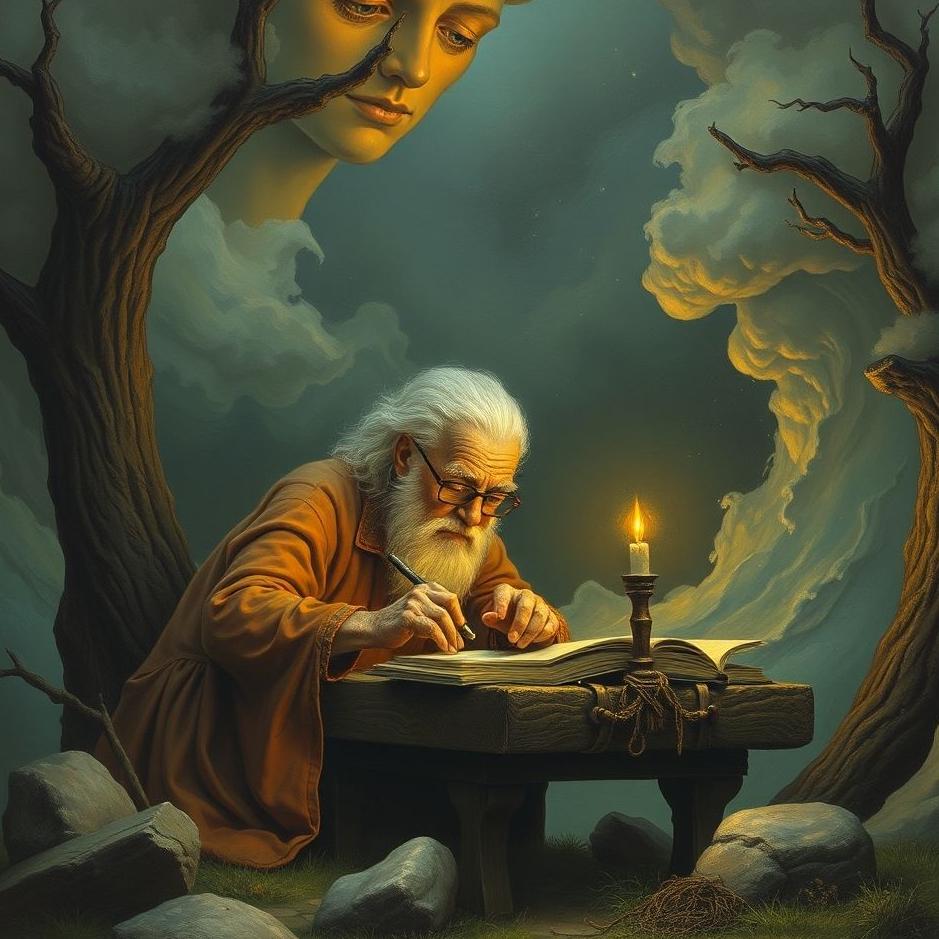 Dream : Working with an old master in a dream