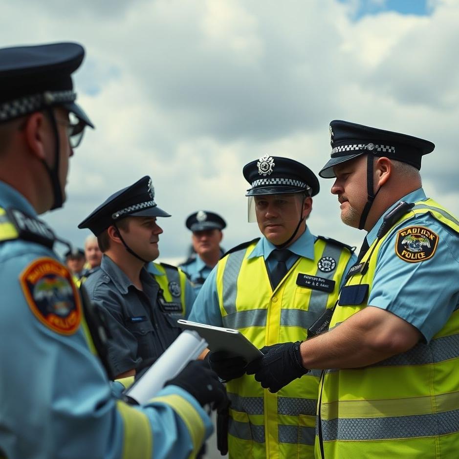 Dream : Working with police officers in a dream