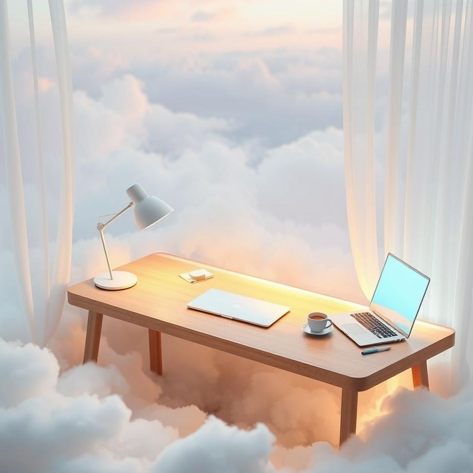 Dream : Workplace desk in a dream