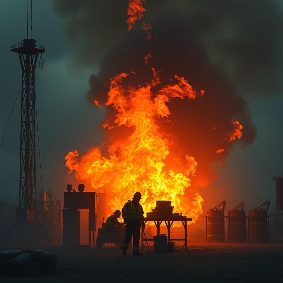 Dream : Workplace fire in a dream