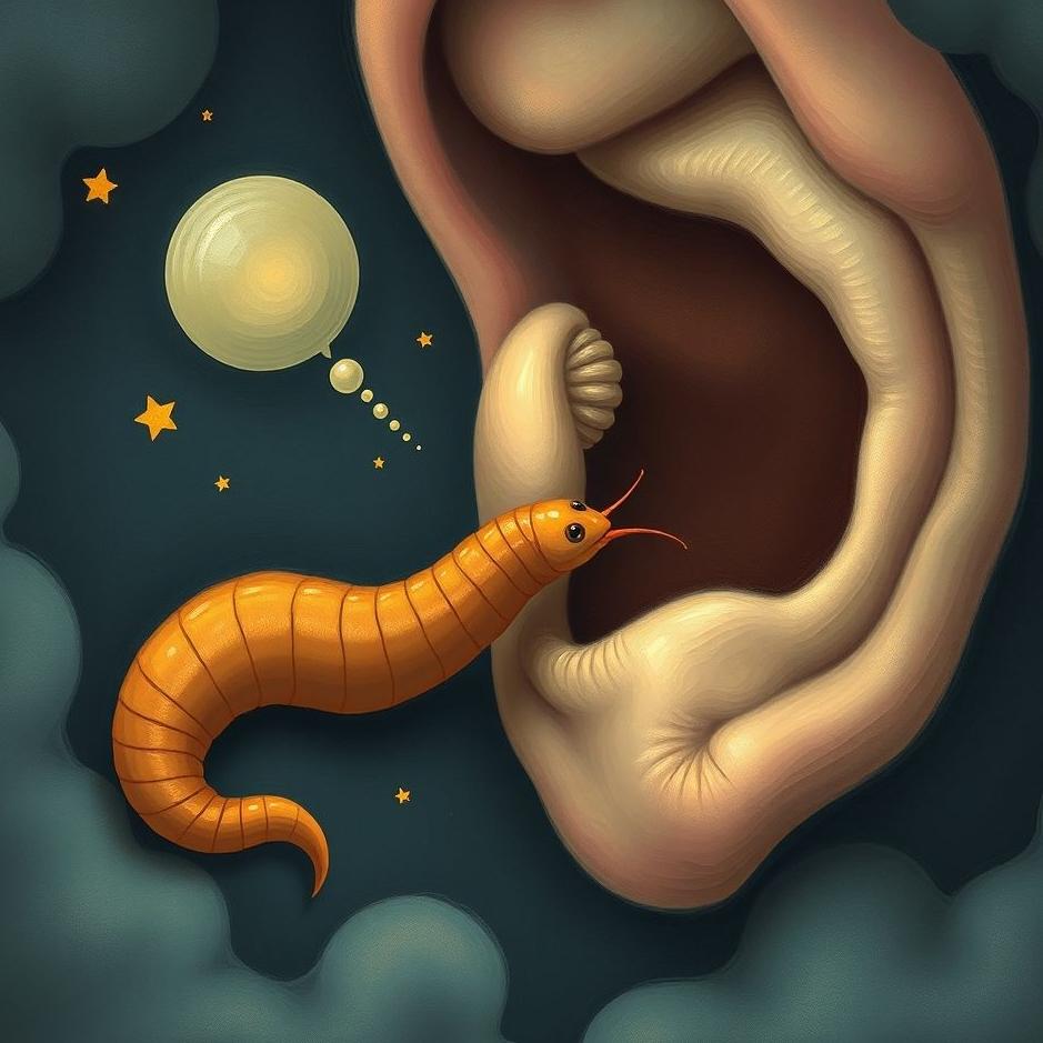 Dream : Worm being pulled out of the ear in a dream