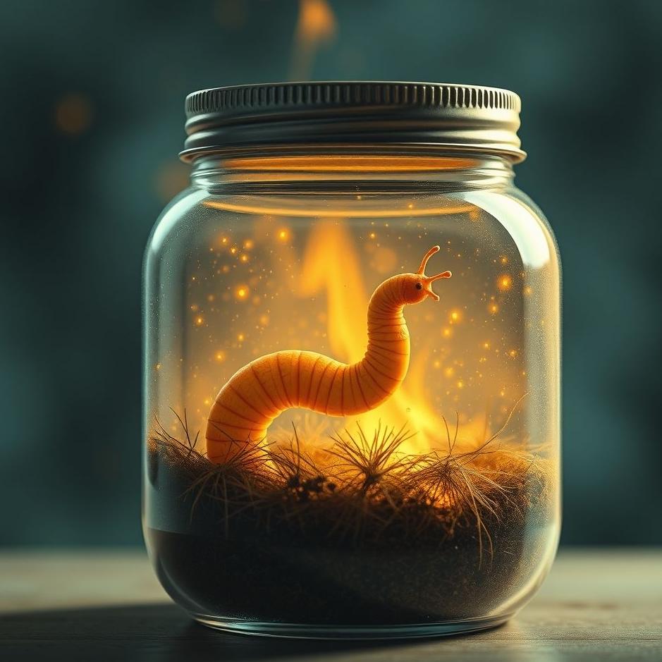 Dream : Worm in a jar in a dream