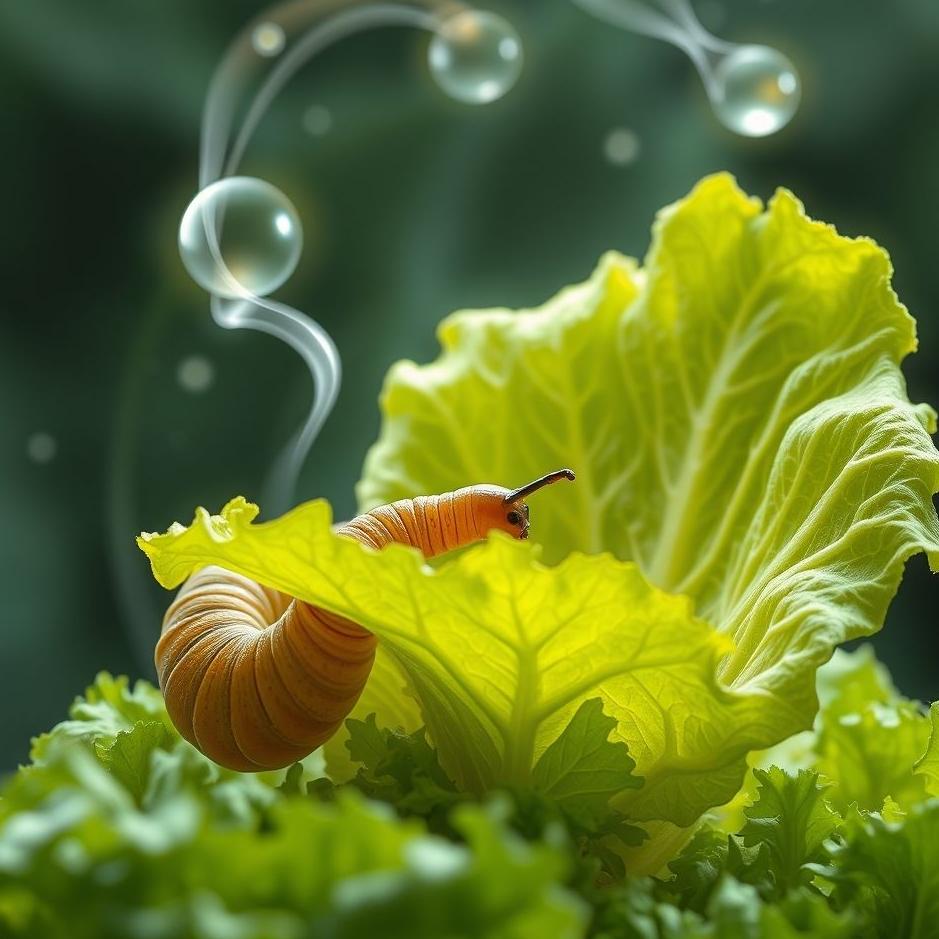 Dream : Worm in lettuce in a dream