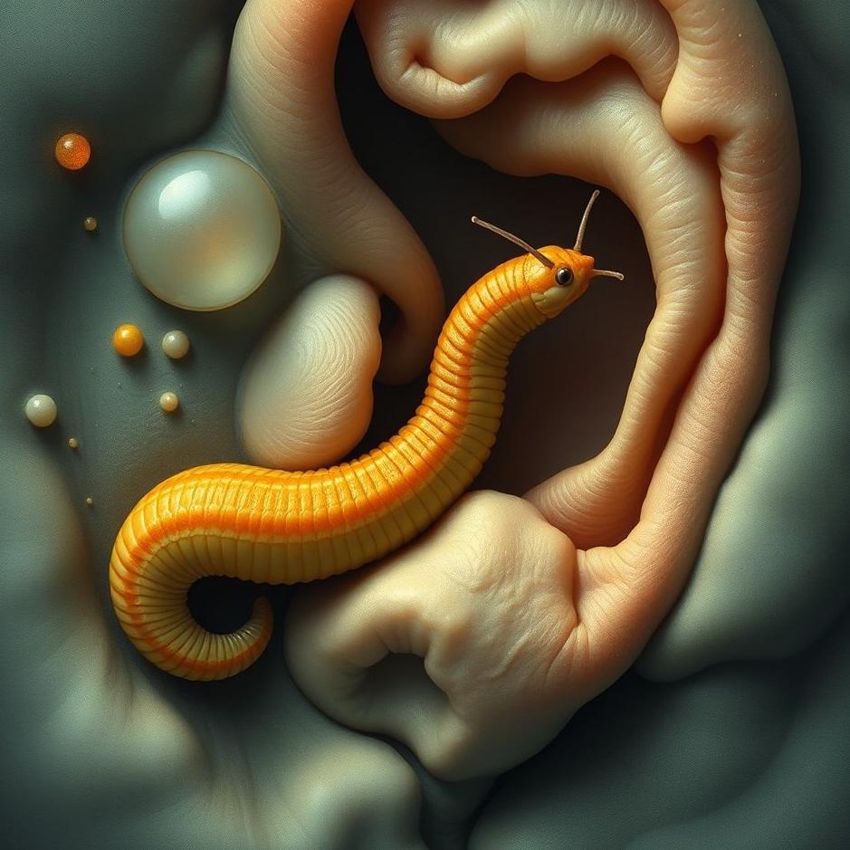 Dream : Worm in the ear in a dream