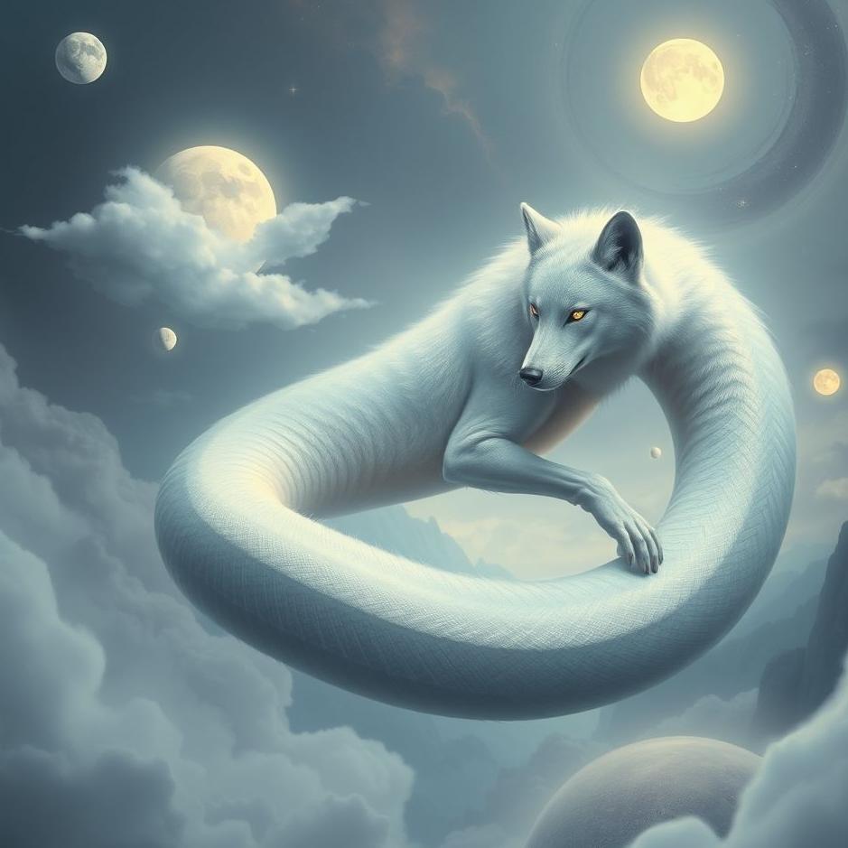 Dream : Worm-like wolf in a dream