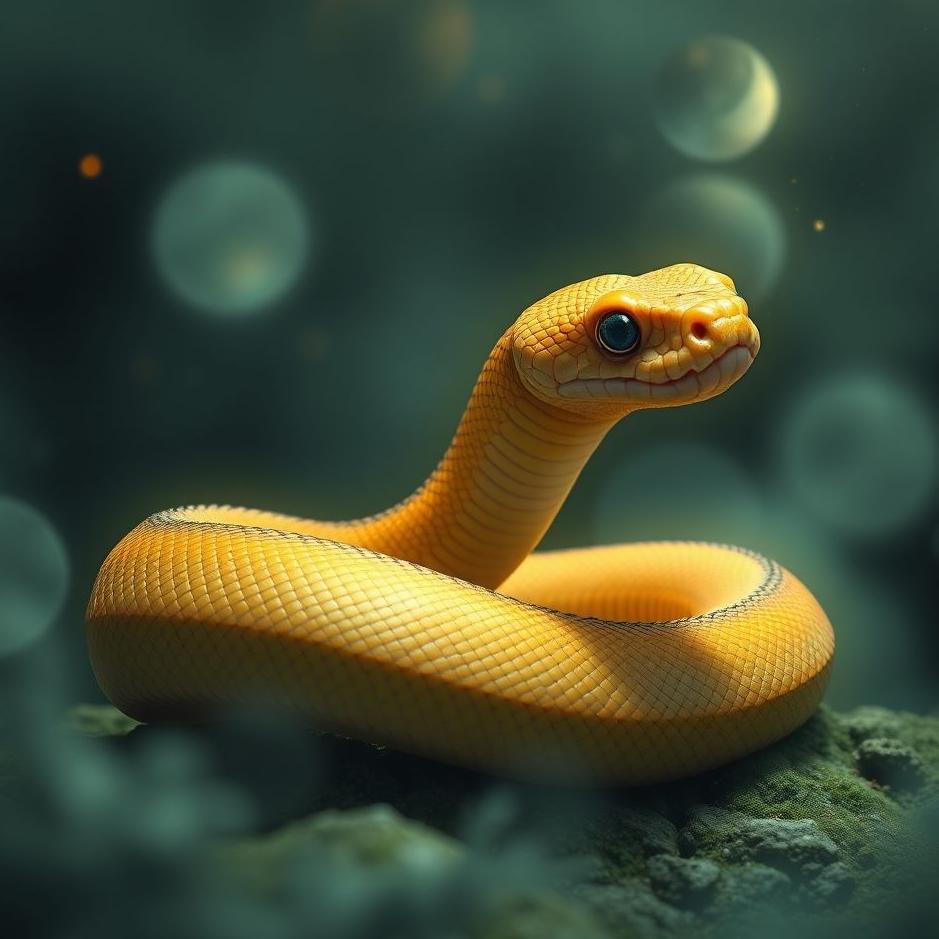 Dream : Worm snake in a dream