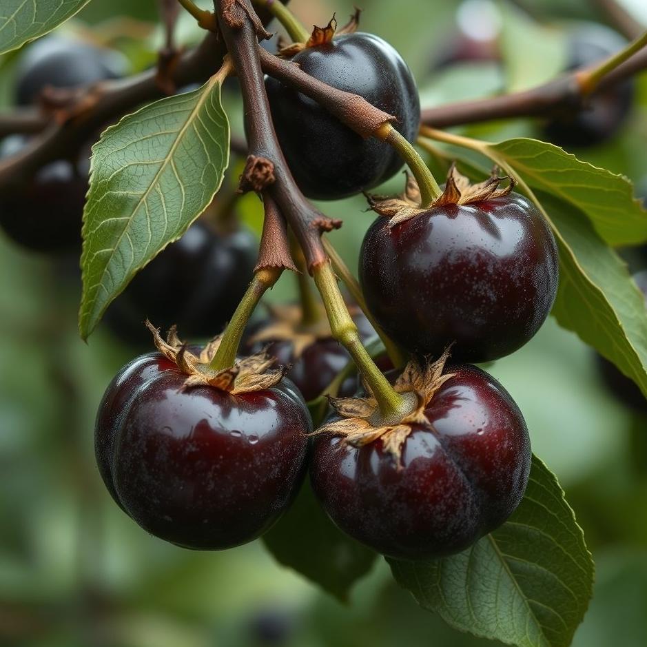 Dream : Wormy black plums in a dream