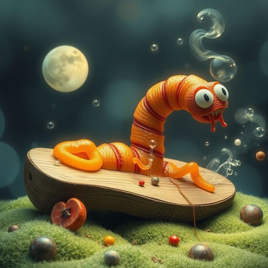 Dream : Wormy board in a dream