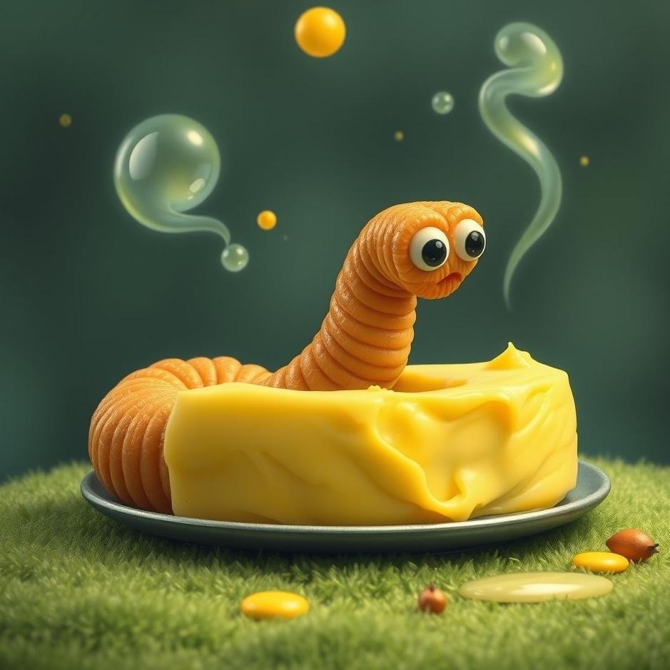 Dream : Wormy butter in a dream
