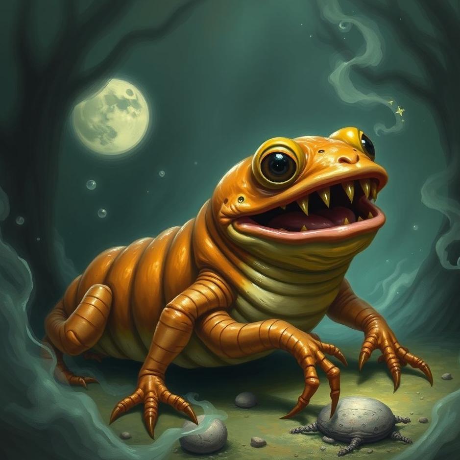 Dream : Wormy cagar in a dream