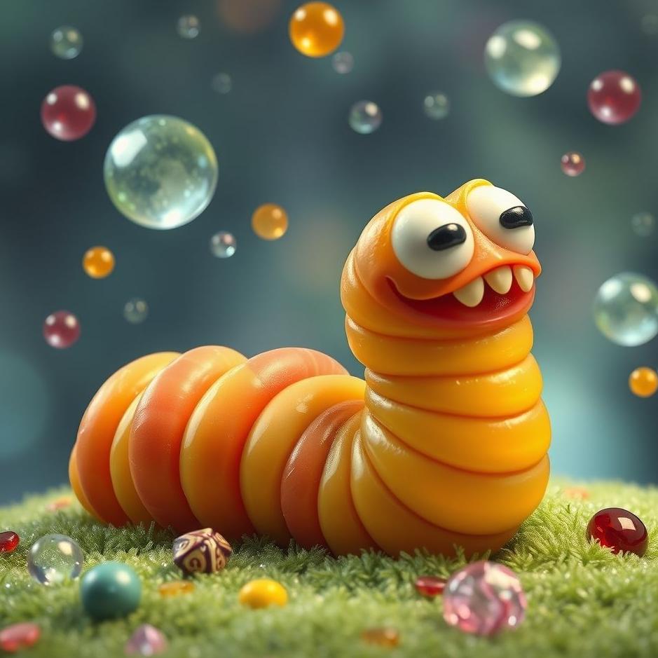 Dream : Wormy candy in a dream