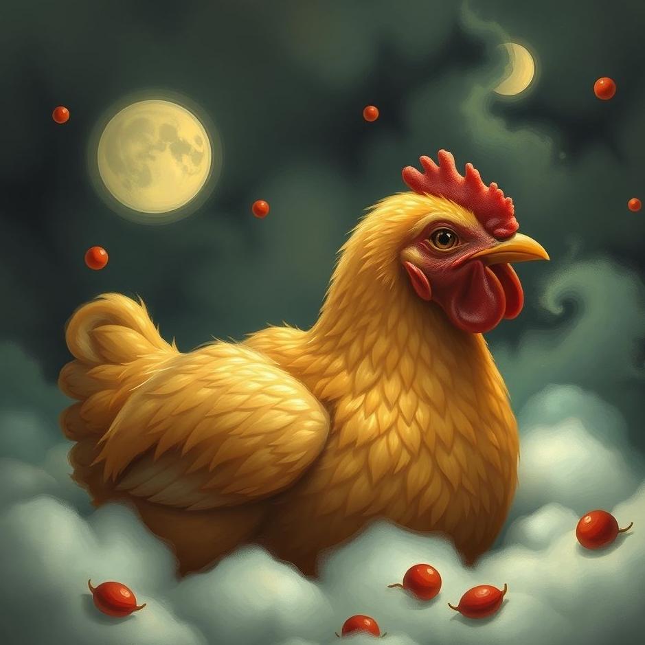 Dream : Wormy chicken meat in a dream