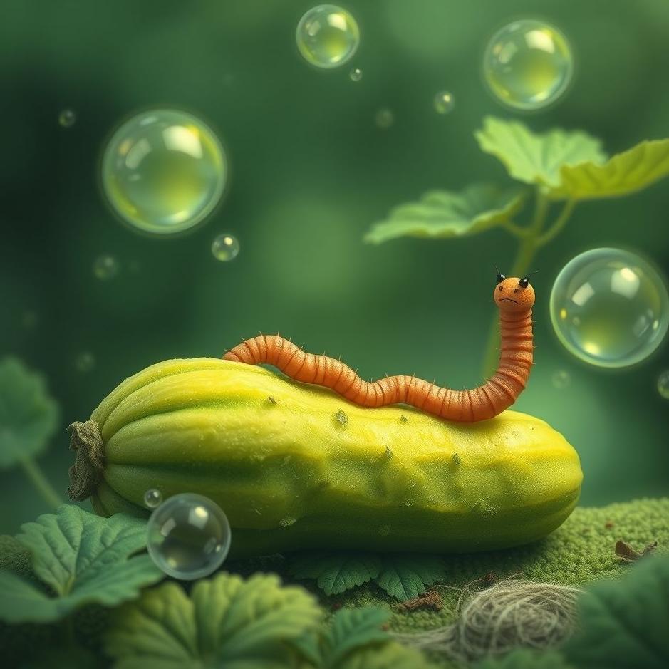 Dream : Wormy cucumber in a dream