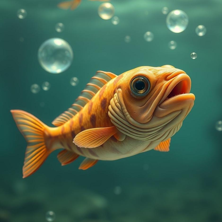 Dream : Wormy fish in a dream