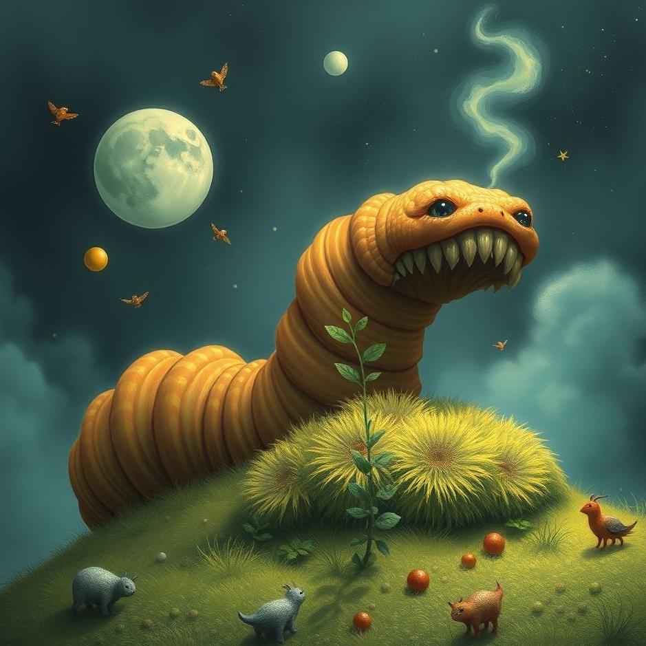 Dream : Wormy head in a dream
