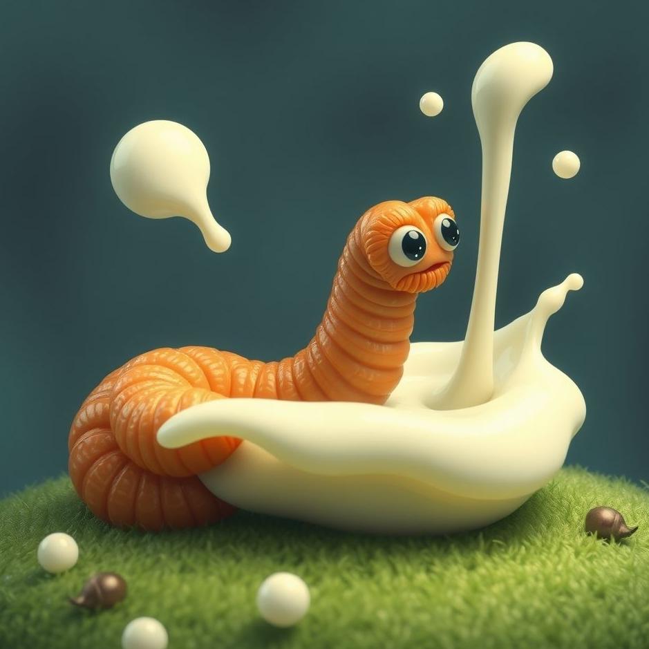 Dream : Wormy milk in a dream