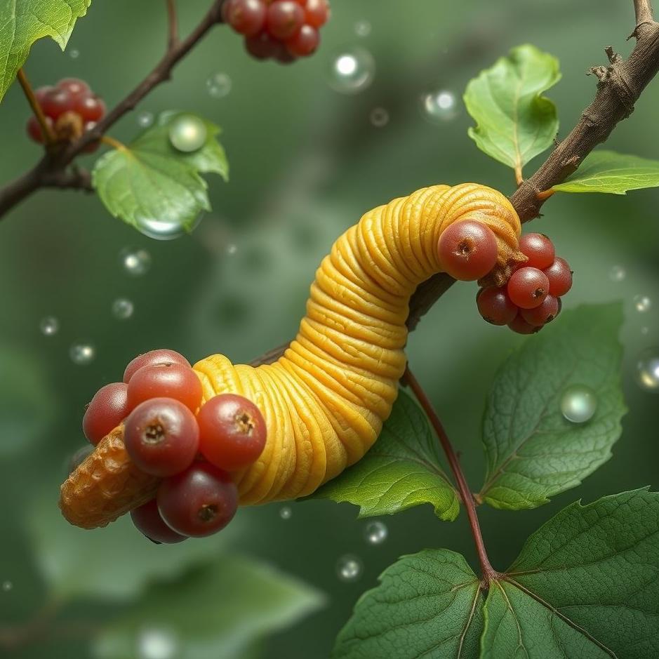 Dream : Wormy mulberry in a dream