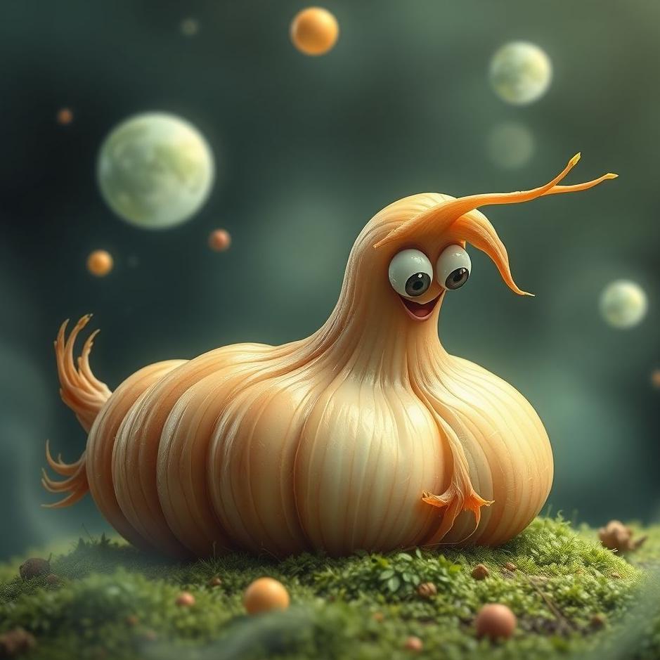 Dream : Wormy onion in a dream