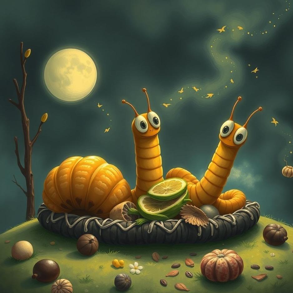 Dream : Wormy provisions in a dream