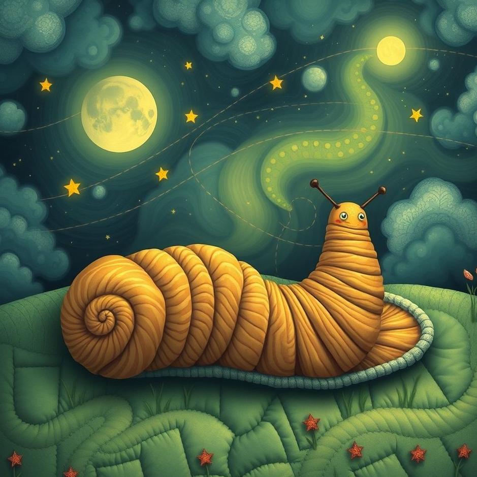 Dream : Wormy quilt in a dream