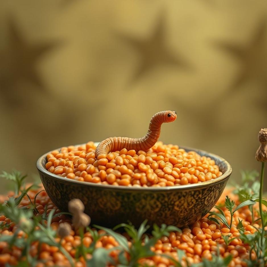 Dream : Wormy red lentils in a dream