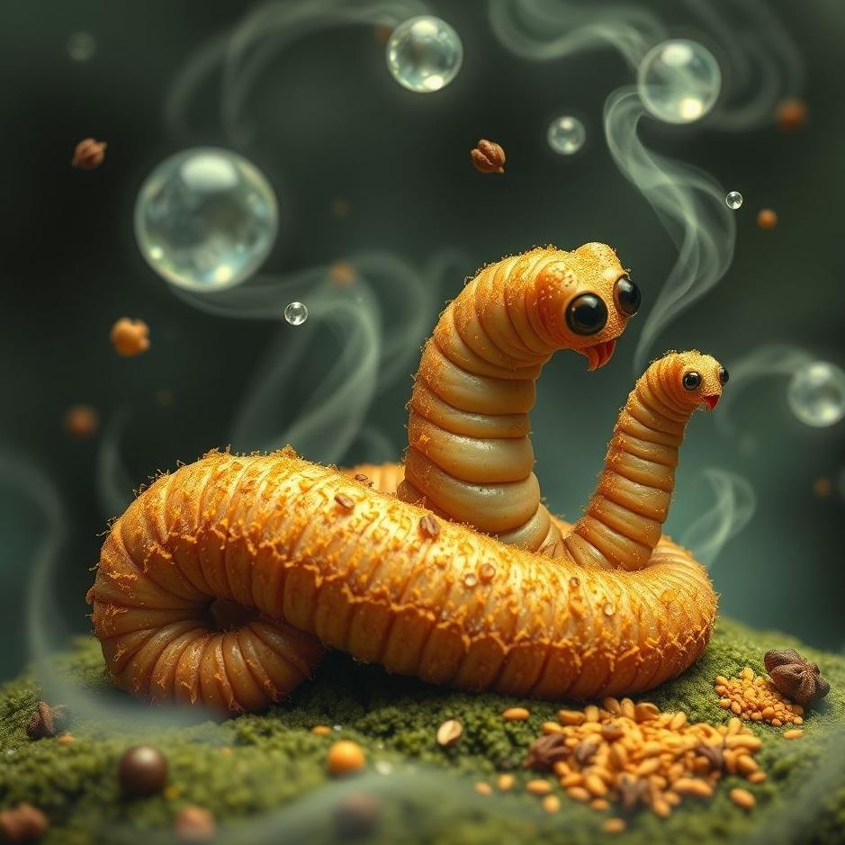 Dream : Wormy spices in a dream