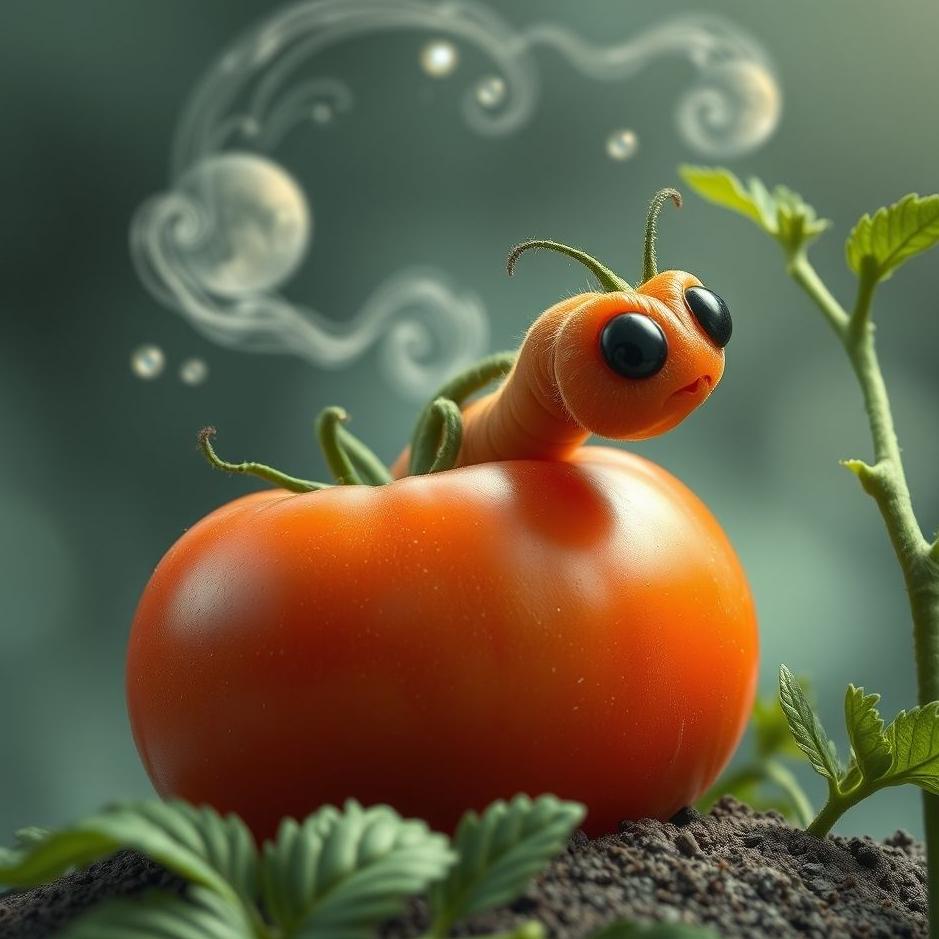 Dream : Wormy tomato in a dream