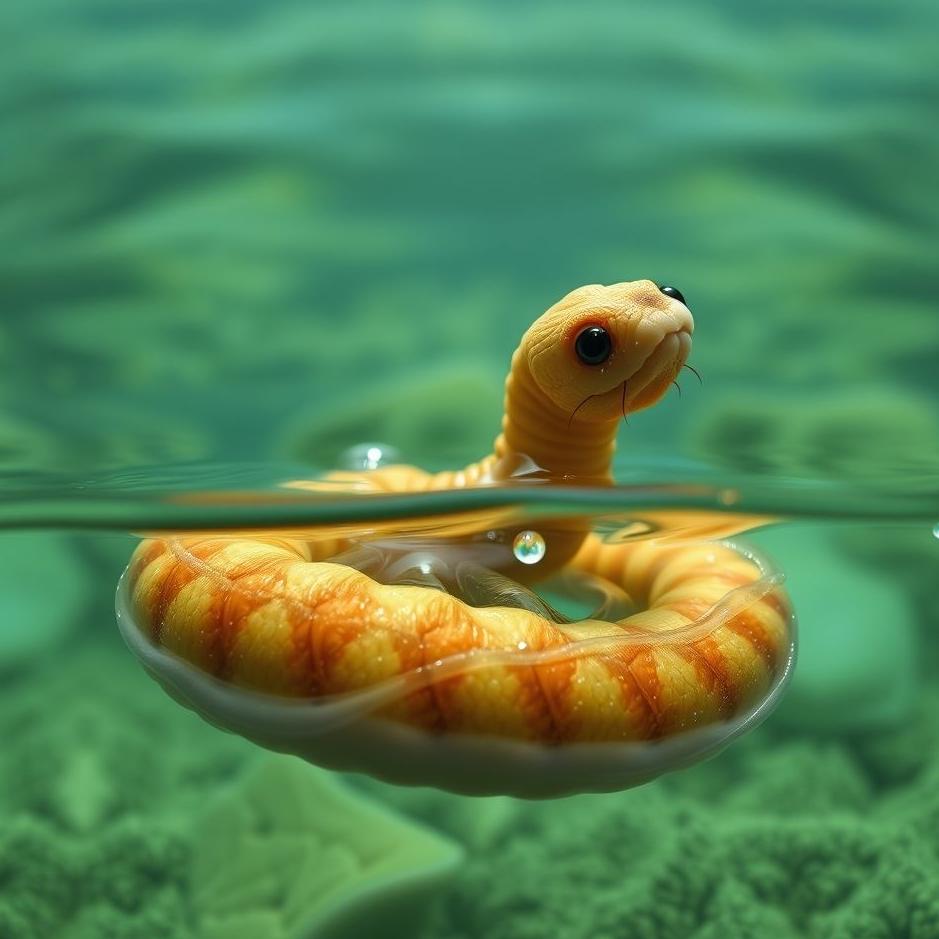 Dream : Wormy water in a dream