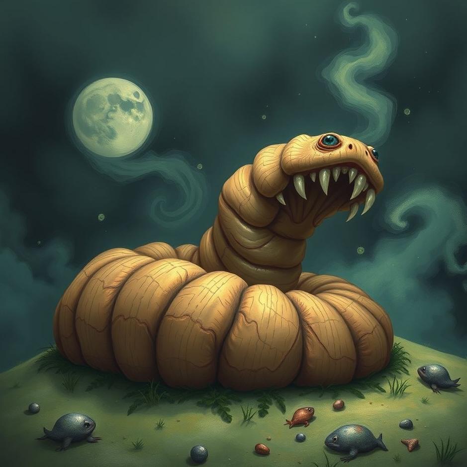 Dream : Wormy wound in a dream