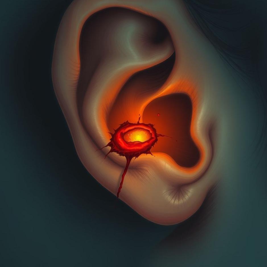 Dream : Wound on the earlobe in a dream