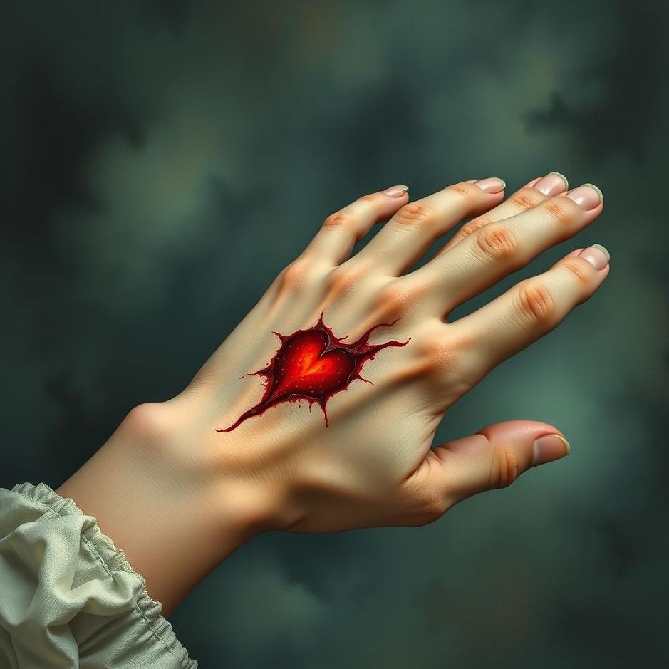 Dream : Wound on the hand of your lover in a dream