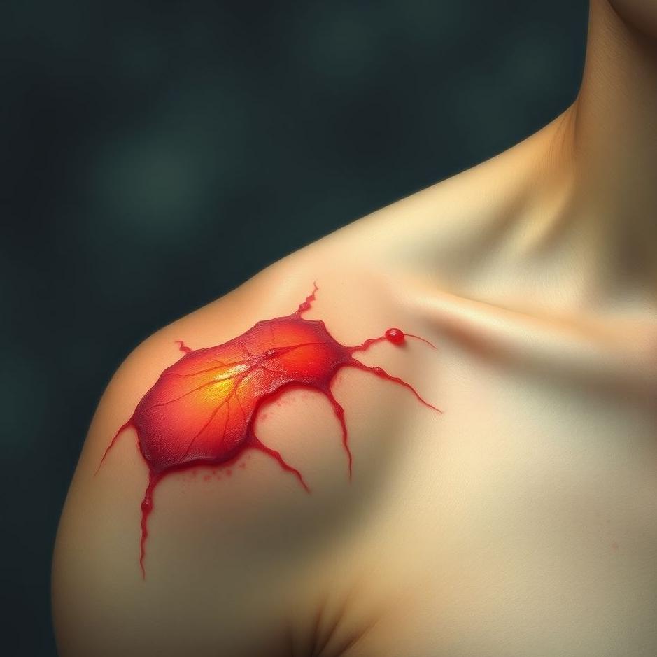 Dream : Wound on the left shoulder in a dream