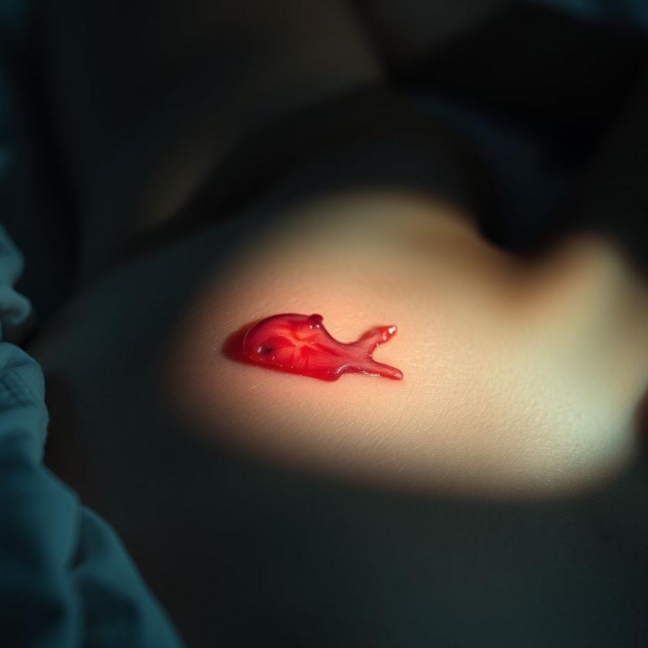 Dream : Wound on your own body in a dream