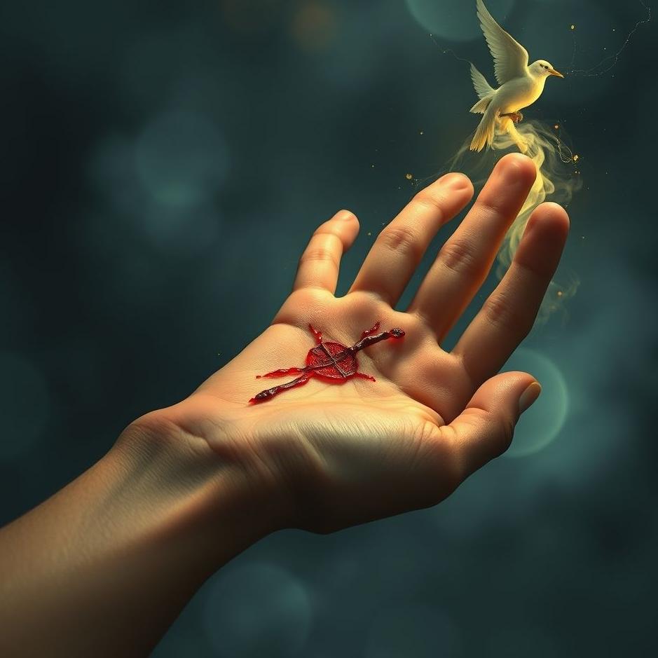Dream : Wound on your own hand in a dream