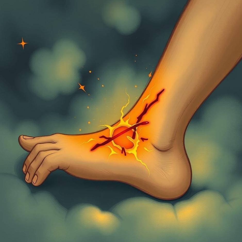 Dream : Wound on your son's leg in a dream