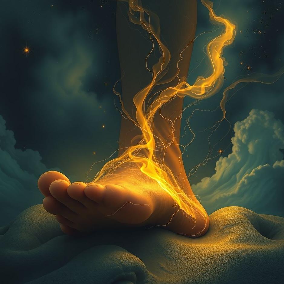 Dream : Wound under the right foot in a dream