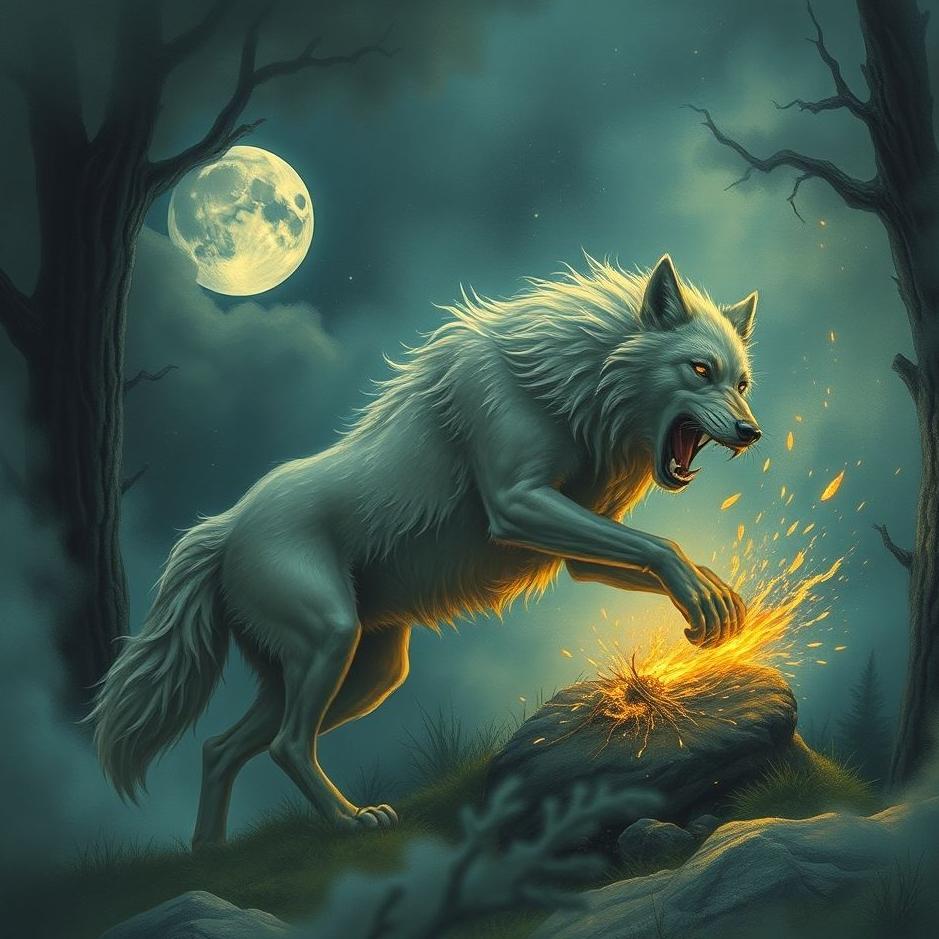 Dream : Wounding a wolf in a dream