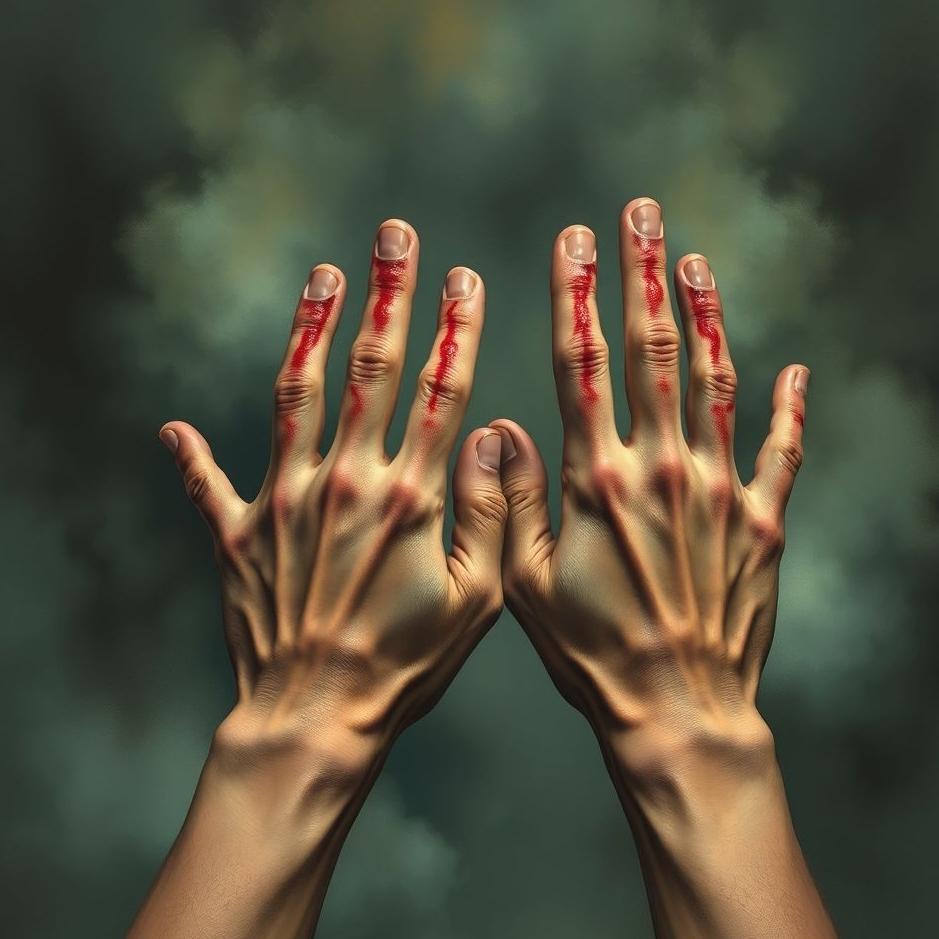 Dream : Wounds on both hands in a dream