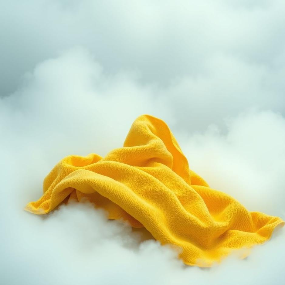 Dream : Wrapped in a yellow towel in a dream