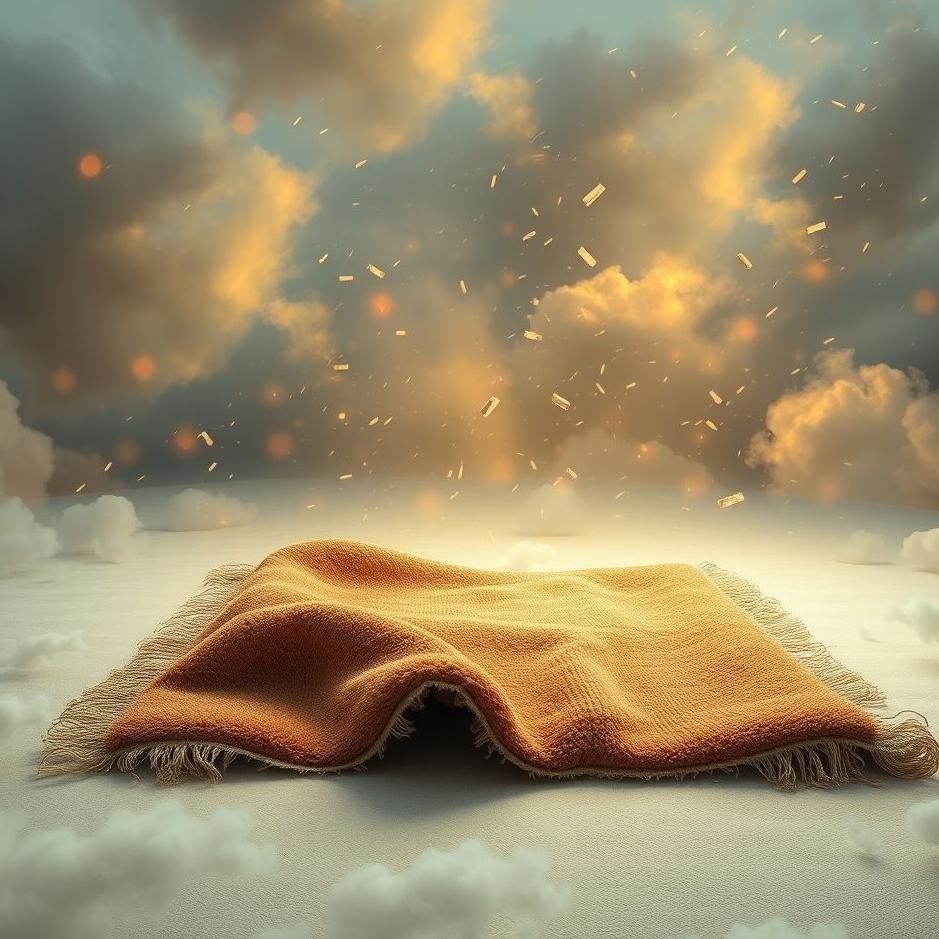 Dream : Wrapping a carpet in a dream