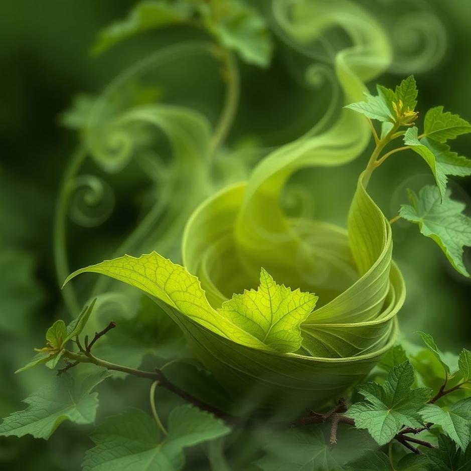 Dream : Wrapping vine leaves in a dream