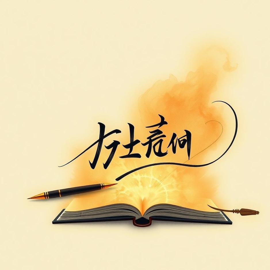 Dream : Writing calligraphy in a dream