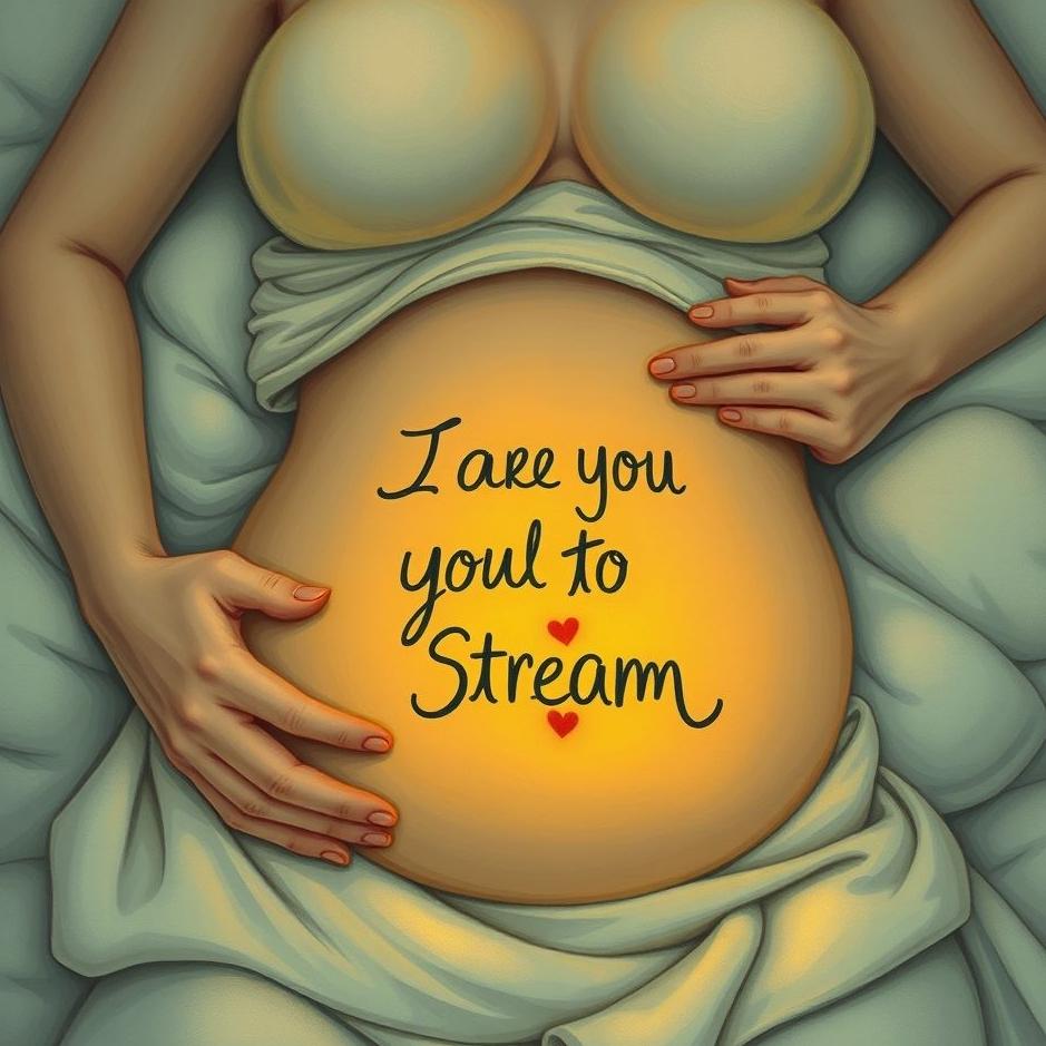 Dream : Writing on your belly in a dream