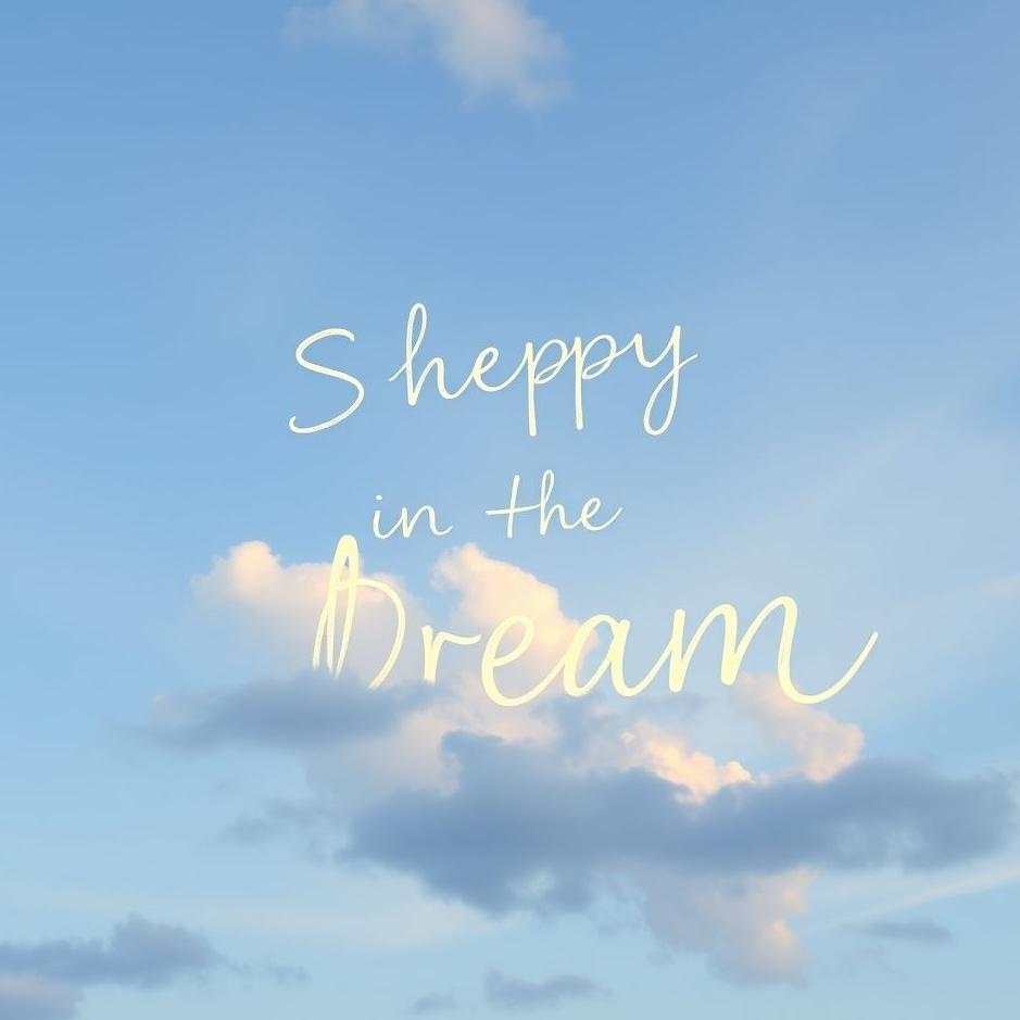 Dream : Writings in the sky in a dream