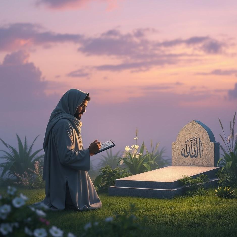 Dream : Yasin reading at the grave in a dream